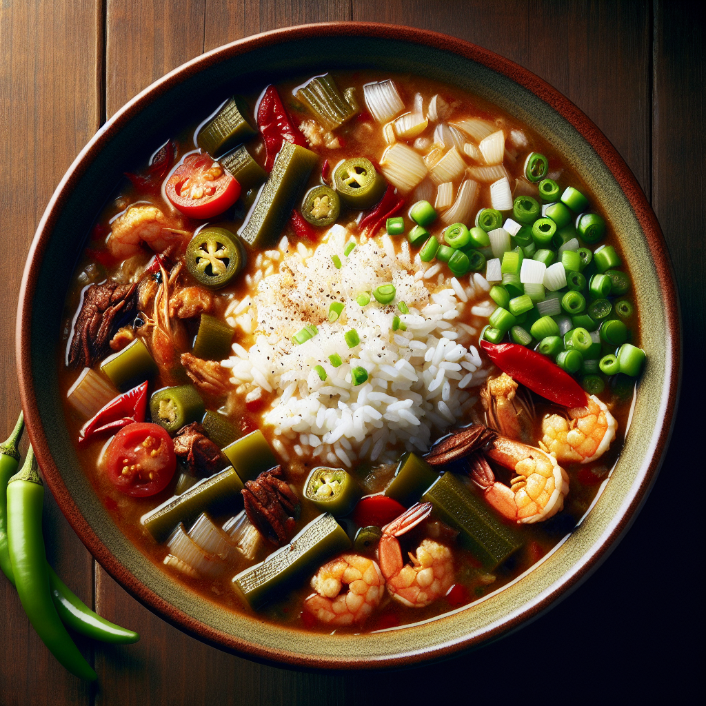 Image of Gumbo with rice