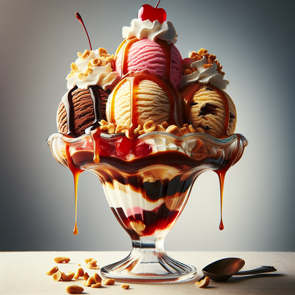 Image of Ice cream sundae