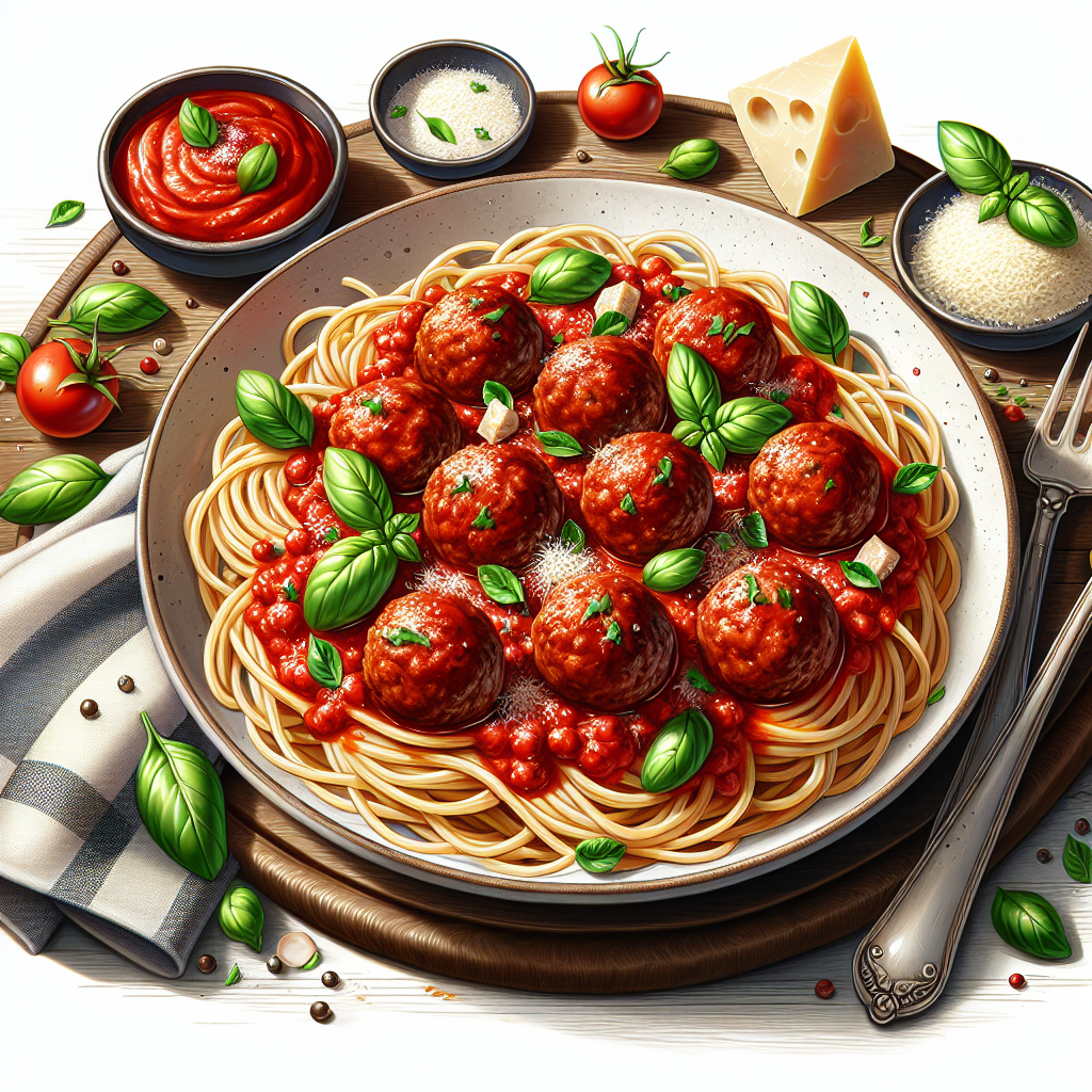 Image of Spaghetti and meatballs